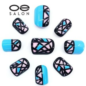 O2 Salon 5624 Full Cover False Nails(48 pcs/2 set)